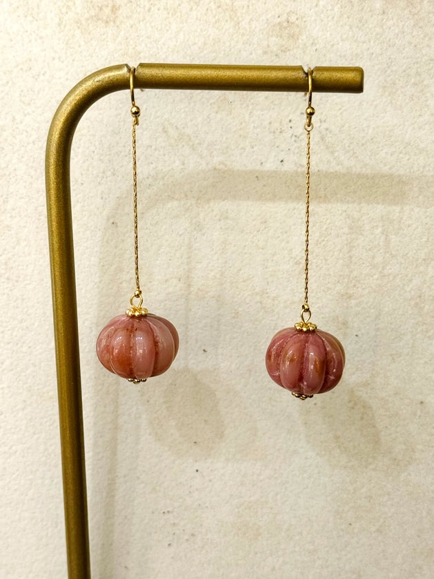 Pumpkin Dangle Earrings