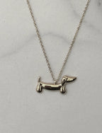 Stainless Steel Dachshund Necklace