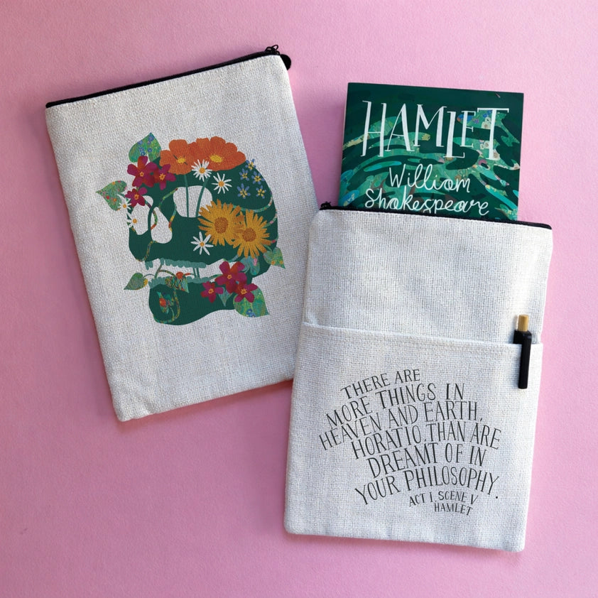 Hamlet Quote Shakespeare Book Sleeve