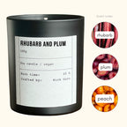 Rhubarb and Plum Candle