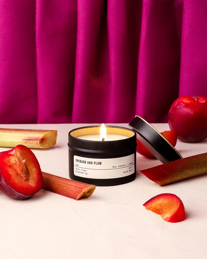 Rhubarb and Plum Candle