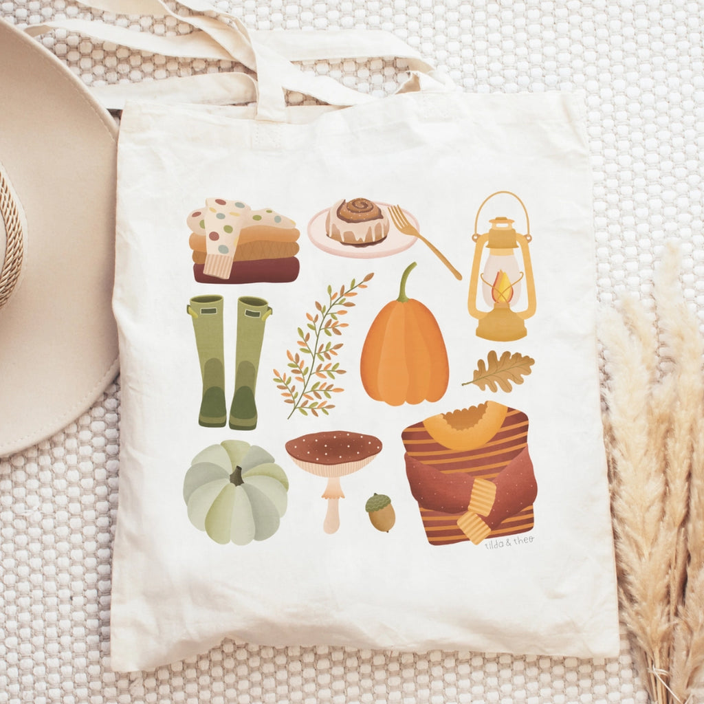 Autumn Cozy Tote Bag Carry the Warmth of Fall