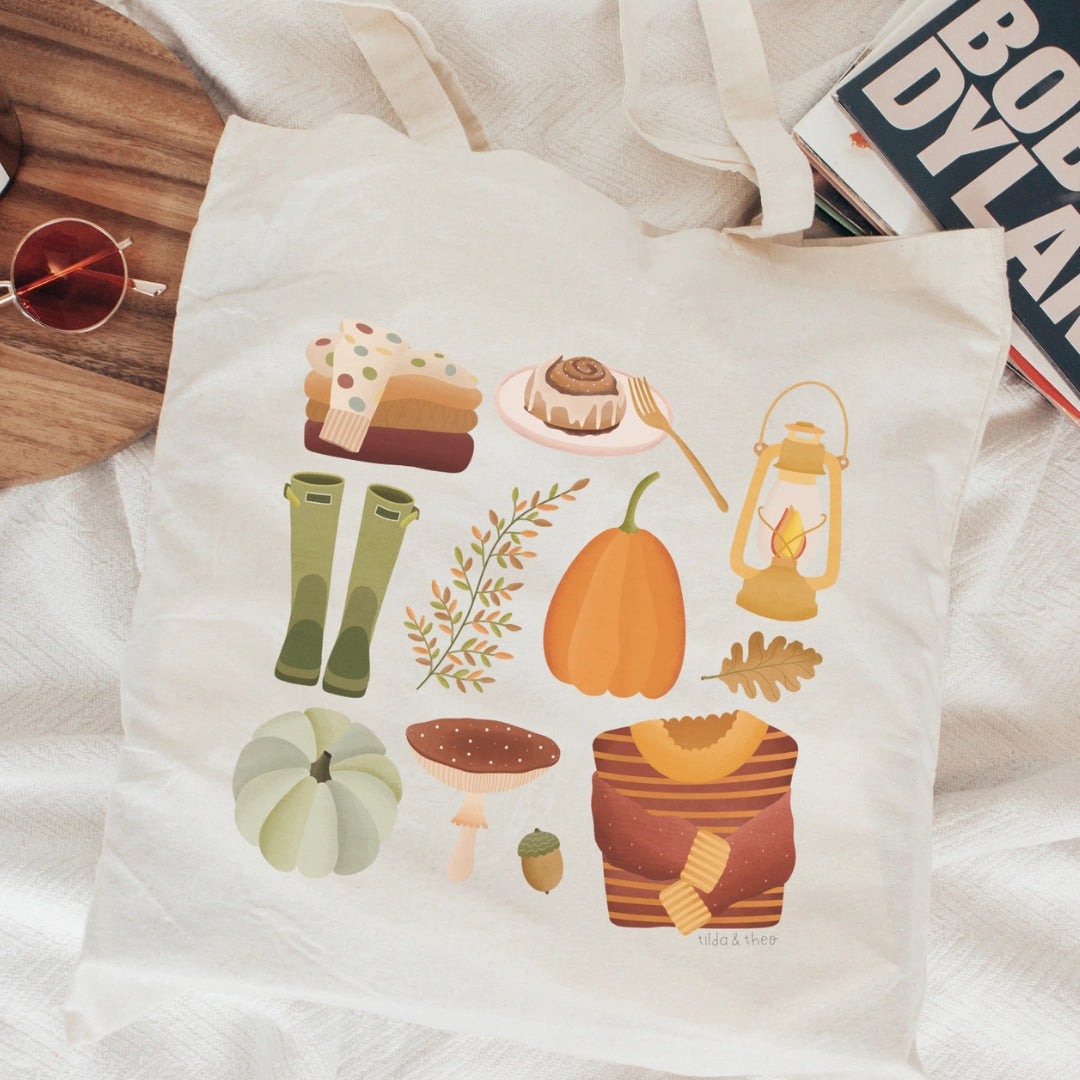 Autumn Cozy Tote Bag Carry the Warmth of Fall
