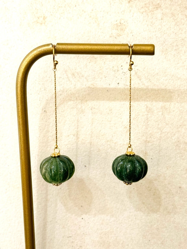 Pumpkin Dangle Earrings