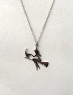 Flying Witch Necklace