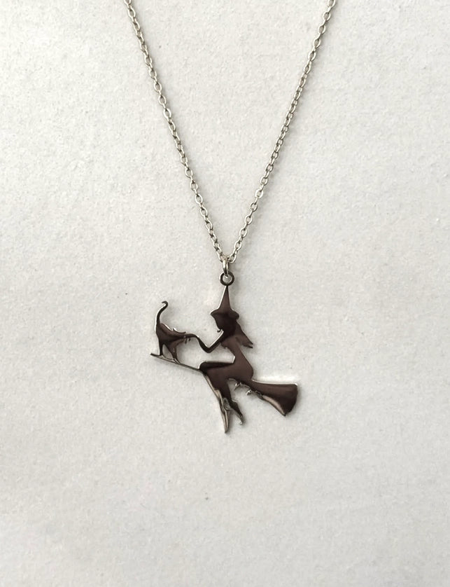 Flying Witch Necklace