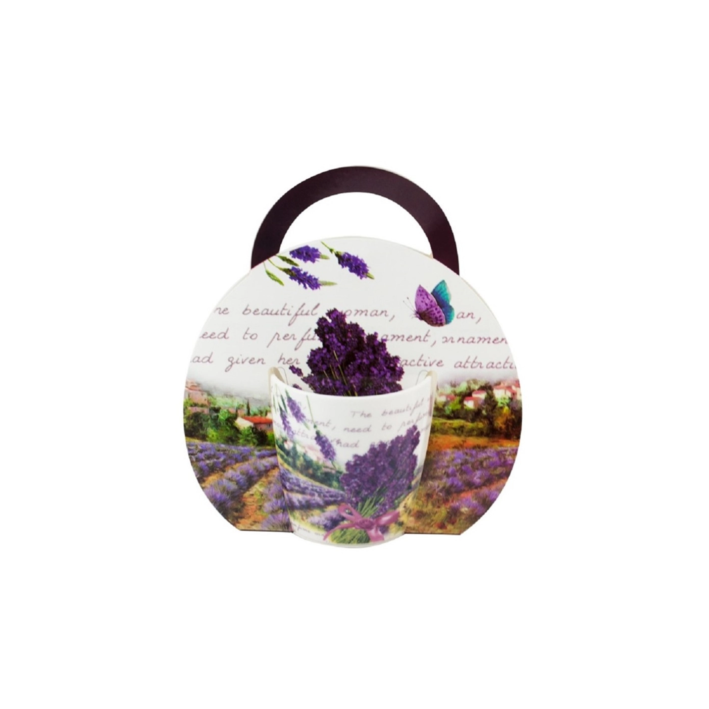 Provence Lavender Porcelain Mug – 300 ml New Bone China