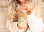 Lux Matcha Babe Glass Cup Double Sided & Lid and Straw