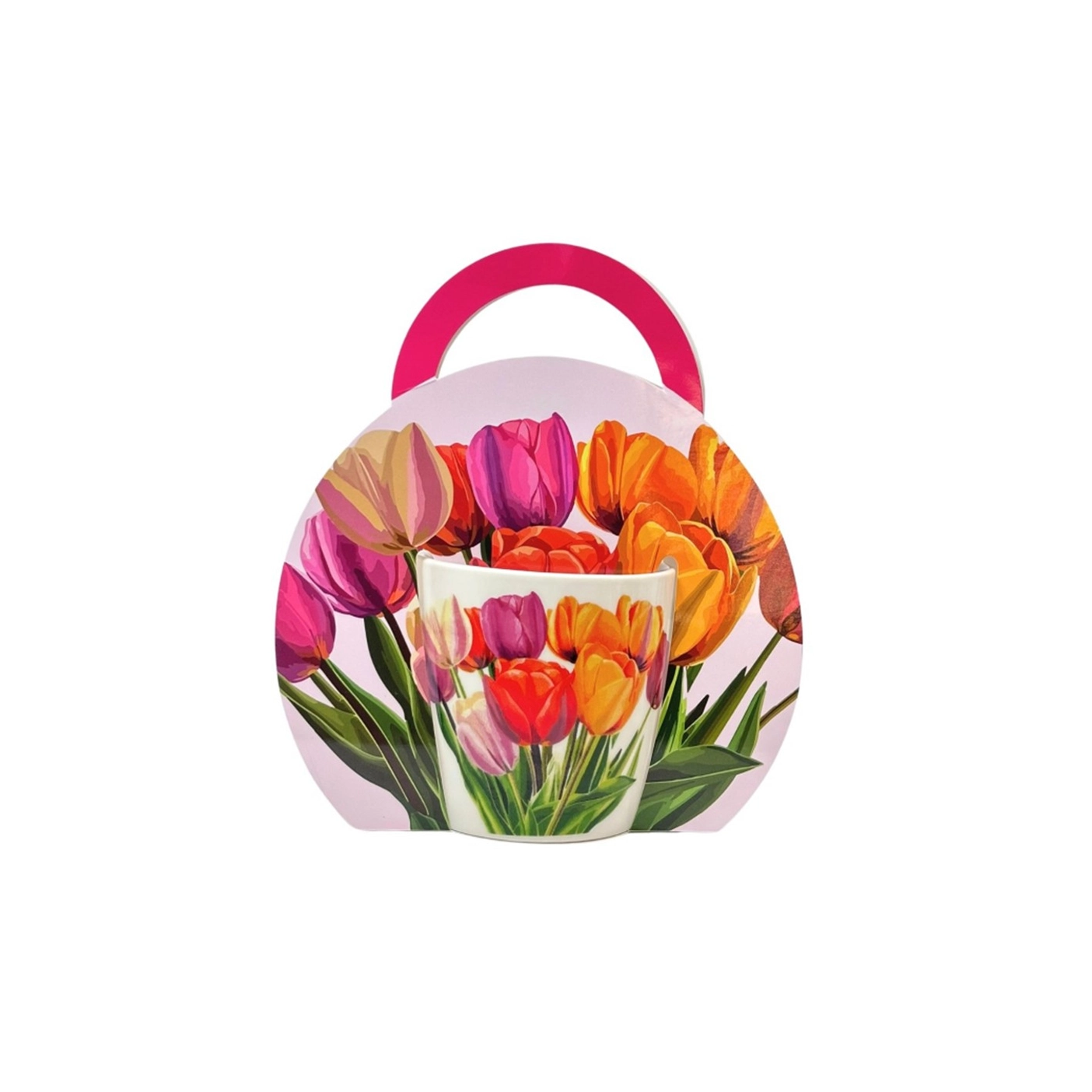 Elegant Tulip Porcelain Mug – 300 ml New Bone China
